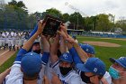 Baseball vs Babson NEWMAC Finals  Wheaton College vs Babson College play in the NEWMAC baseball championship finals. - (Photo by Keith Nordstrom) : Wheaton, baseball, NEWMAC, Babson